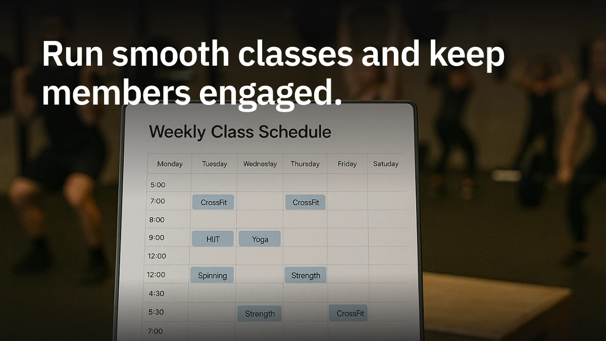 Run smooth classes and keep members engaged with the right Gym Management Software